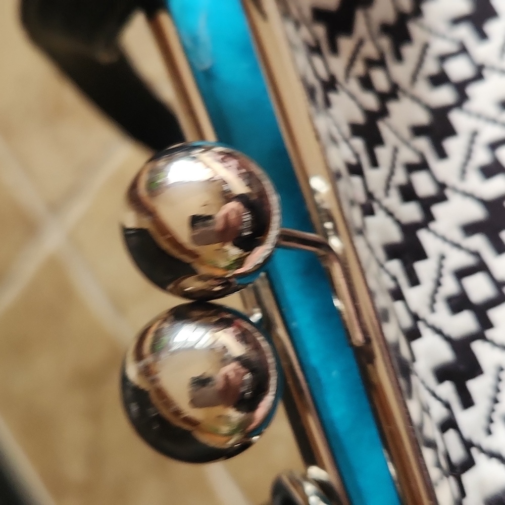 RARE Rara Avis By Iris Apfel Black & White Owl Crossbody Bag - Picture 6 of 14